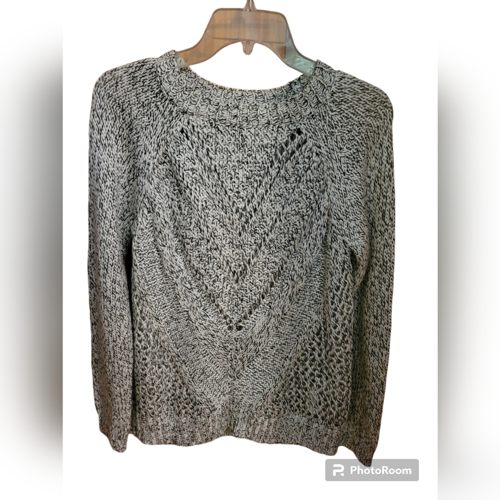 Black & White Knit Sweater